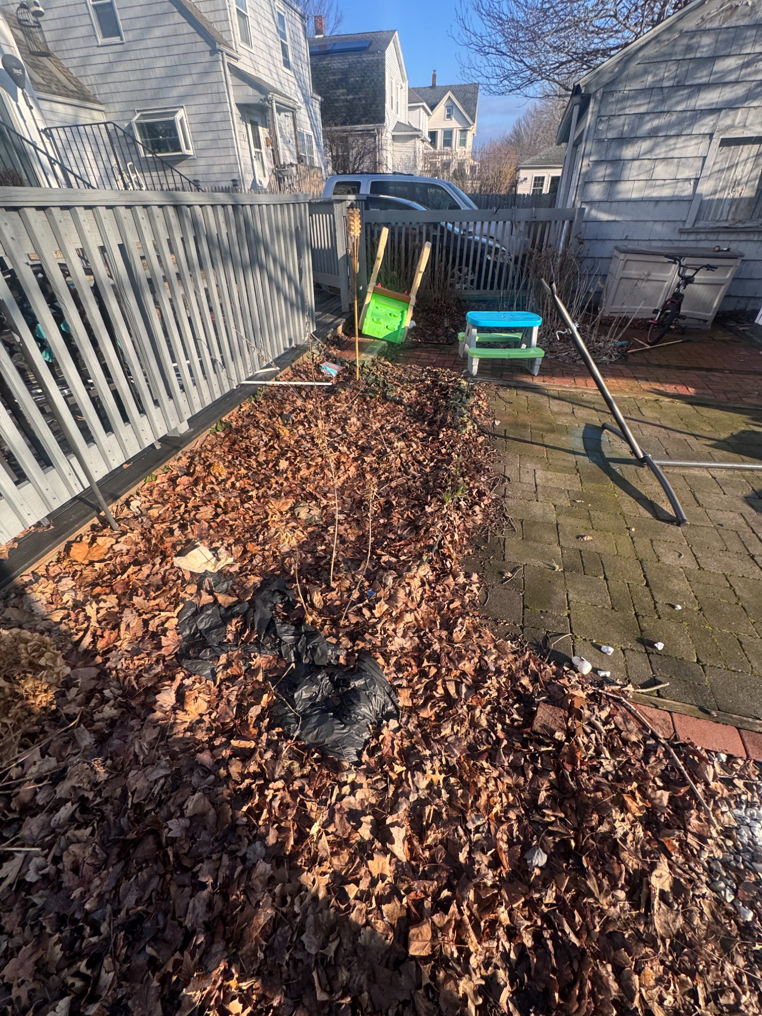 Spring and fall lawn cleanup after - Stratford CT